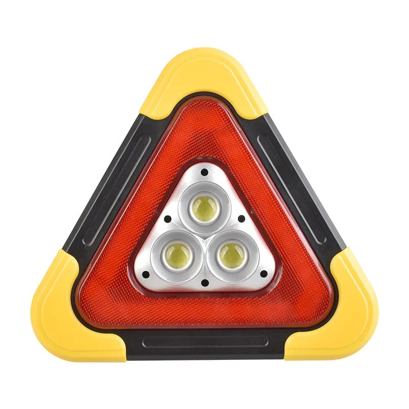 2-IN-1 Emergency Triangular Roadside Warning Light