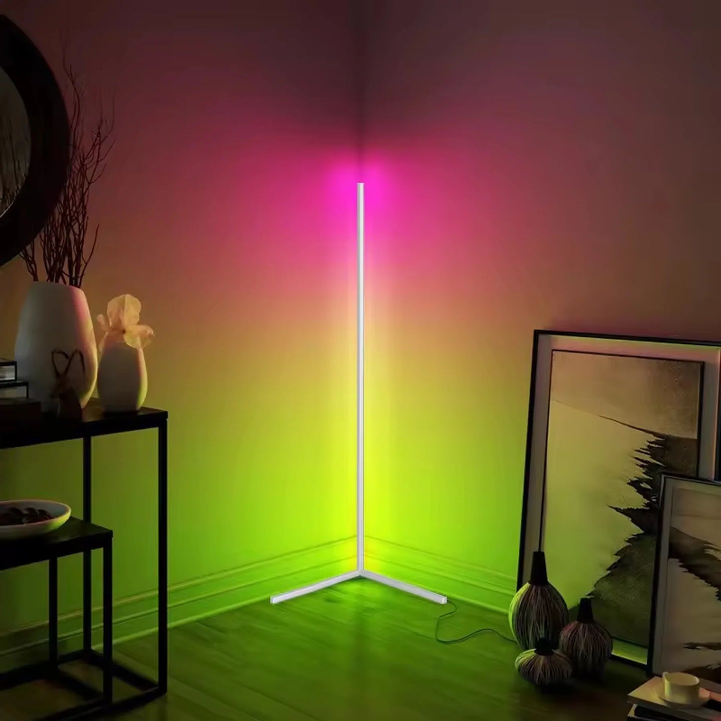 Versatile RGB LED Floor Lamp with Alexa