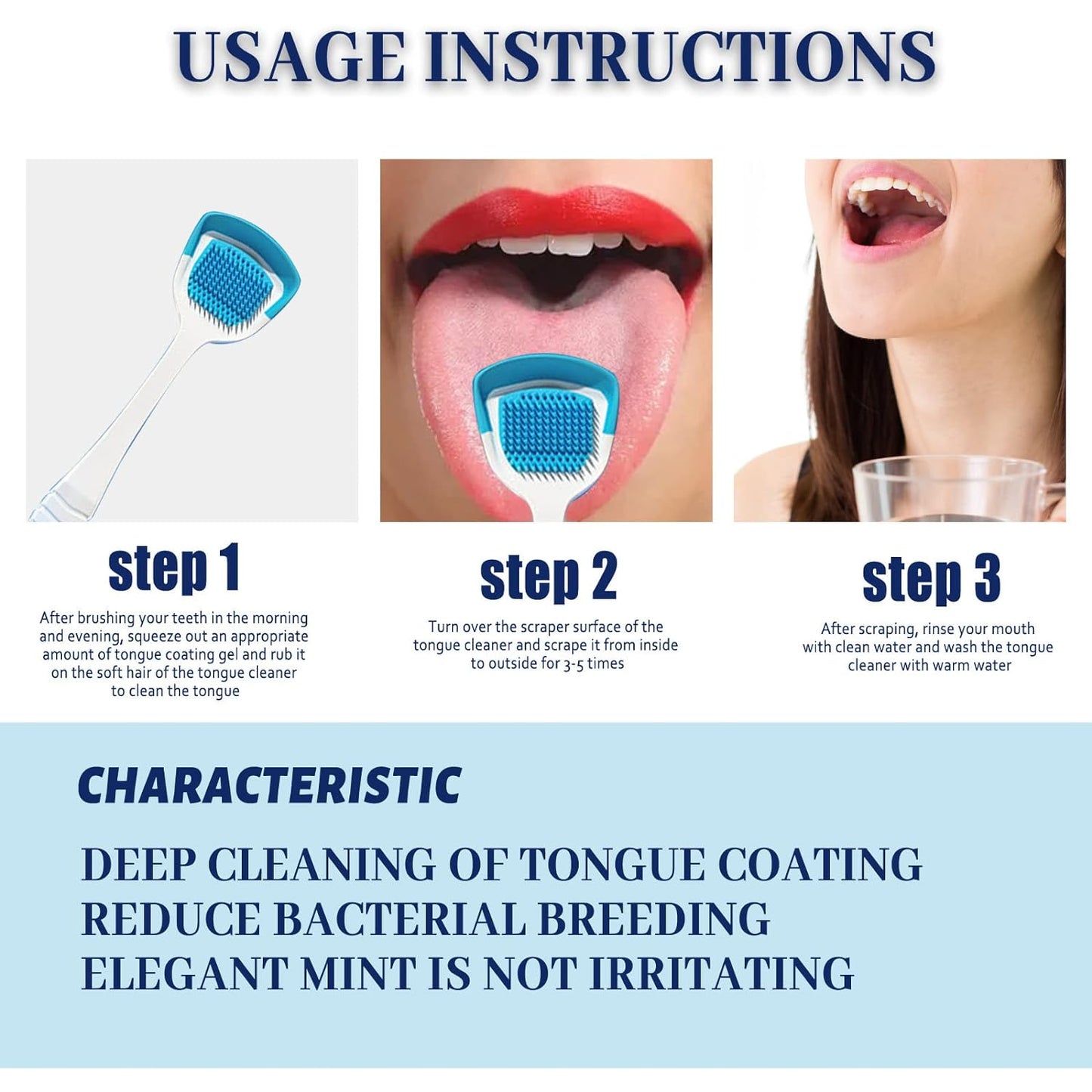 Tongue Cleaning Gel Set