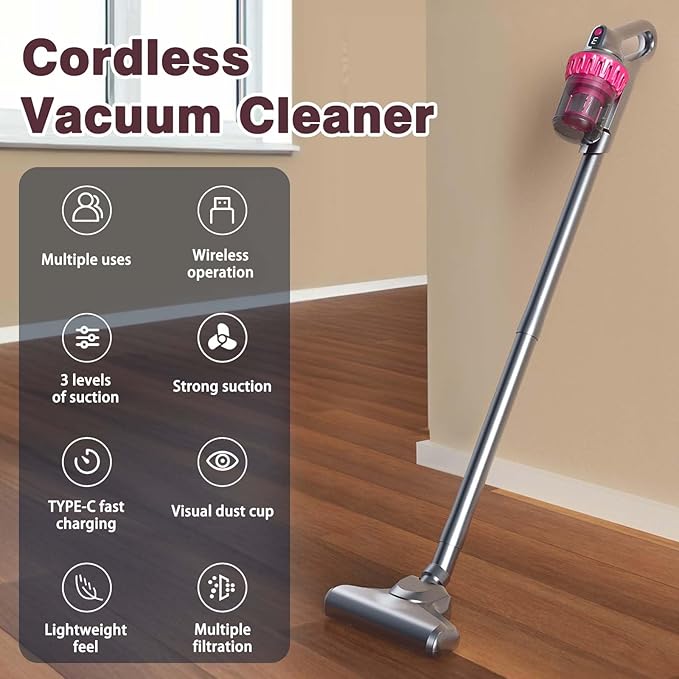 Wireless 4-in-1 Mite Removal Vacuum Cleaner