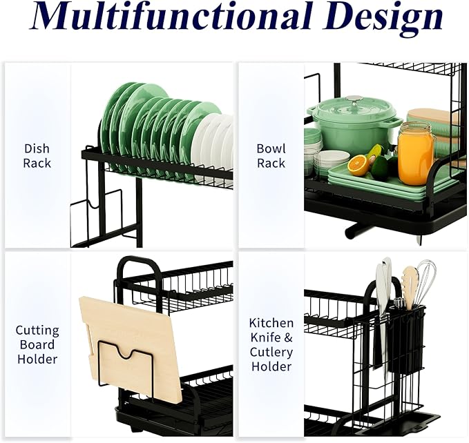 Multifunctional Dish Drying Rack