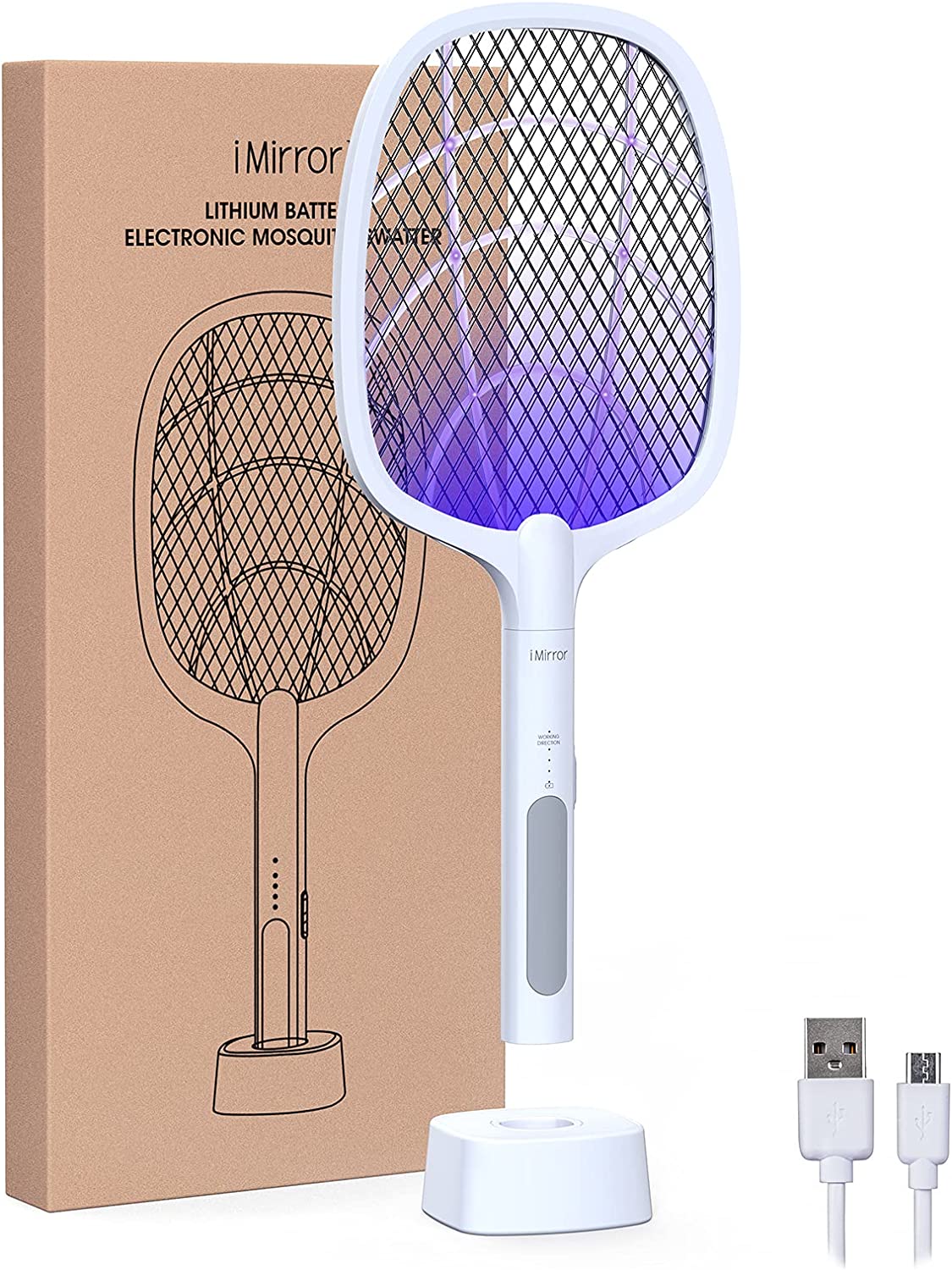 2 in 1 Rechargeable Electric Fly Swatter