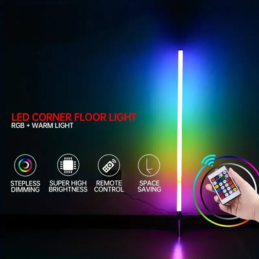 Versatile RGB LED Floor Lamp with Alexa