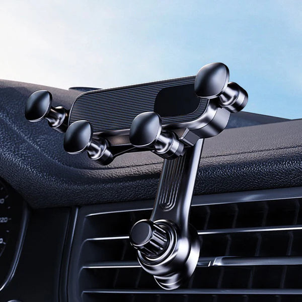 Rotatable car phone holder