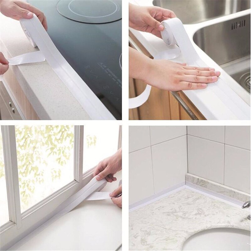 Self Adhesive Waterproof Caulk Tape (WHITE)