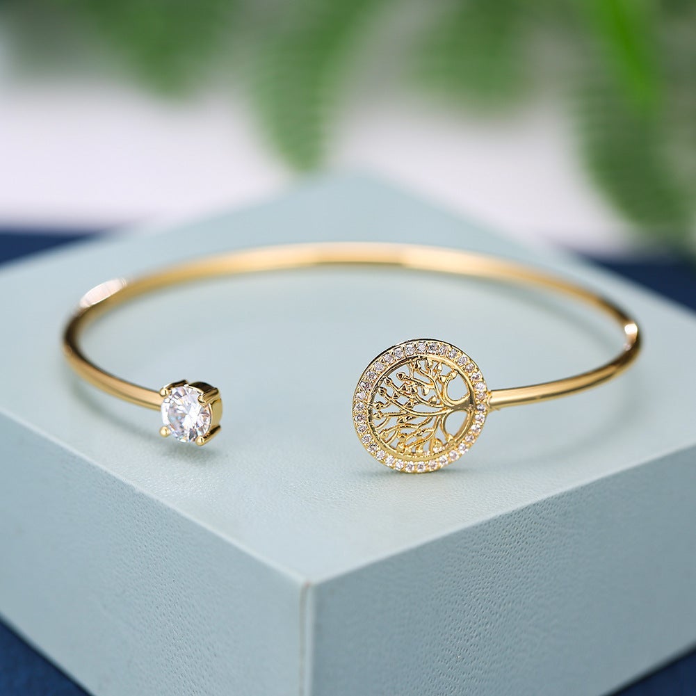 ZIRCON STONE BRACELET "THE TREE OF LIFE"